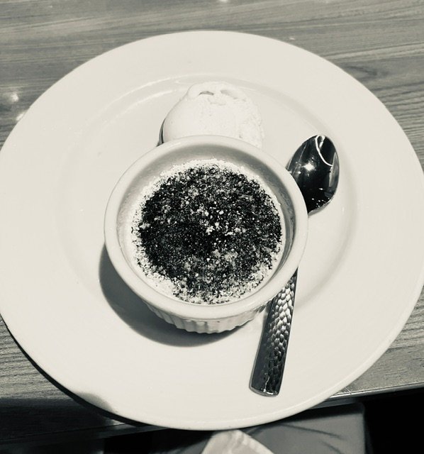 Dessert during our family cruise
