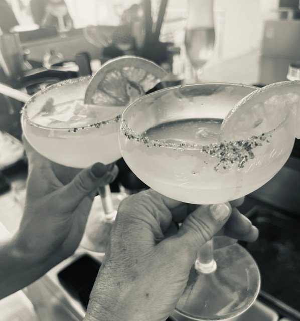 Evening cocktails on our family cruise
